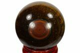 Polished Tiger's Eye Sphere - South Africa #116066-1